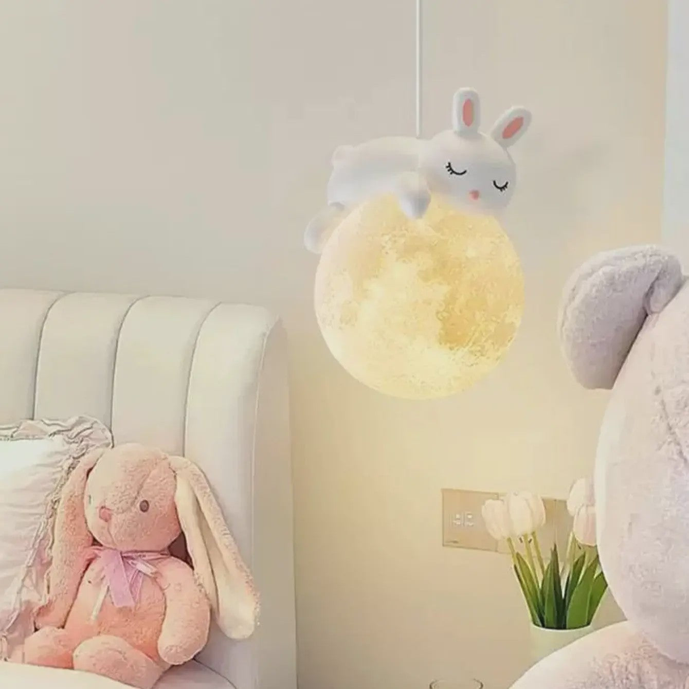 Creatieve LED Hanglamp met Cartoon Dieren - Slaapkamer & Kinderkamer Decoratie