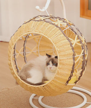 Luxe Rotan Kattenmand Hangend Nest - Comfortabel & Wasbaar
