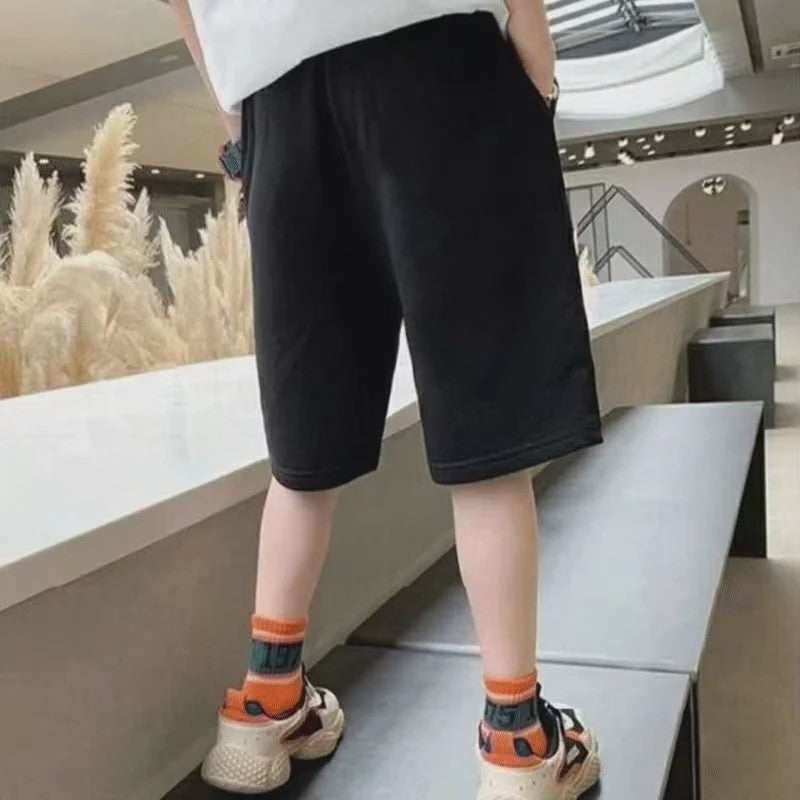 Comfortabele Kinder Shorts Jongens - Katoen, Elastische Taille, Knie lengte (3-14 jaar)