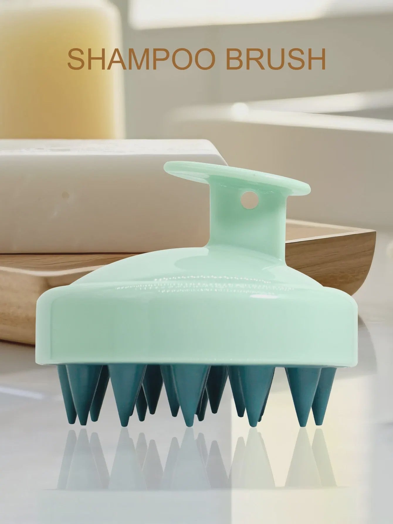 Siliconen Hoofdmassage Borstel - Zachte Scalp Massager voor Shampoo & Ontspanning