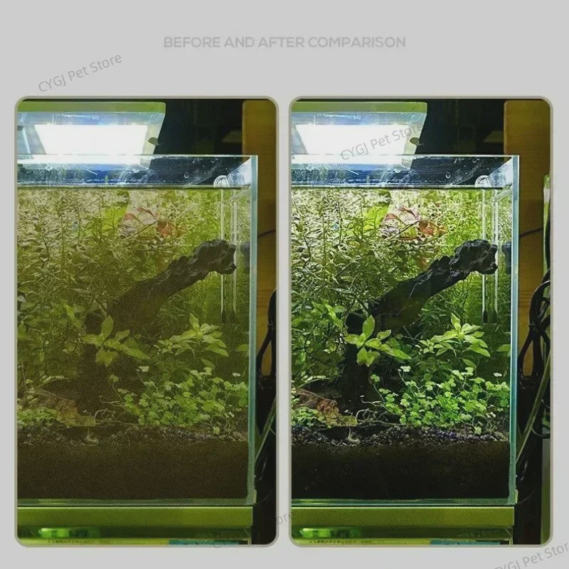 Aquarium Schraper: Dubbelzijdig Algenverwijderaar voor Glas en Zand