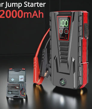 DWiusty 12000mAh Powerbank & Auto Start Booster: Start Benzine/Diesel Auto's Direct & Noodstroom