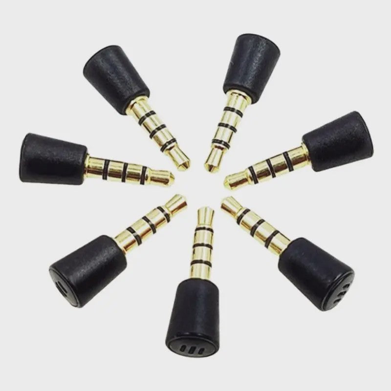 Draagbare 3.5mm Microfoon voor PS4, Laptop & Mobiel - Metalen Plug