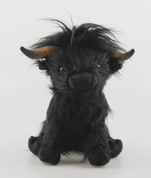 Schattige Highland Cow Pluche Knuffel - 25cm Zacht Speelgoed Koe voor Kinderen & Meisjes