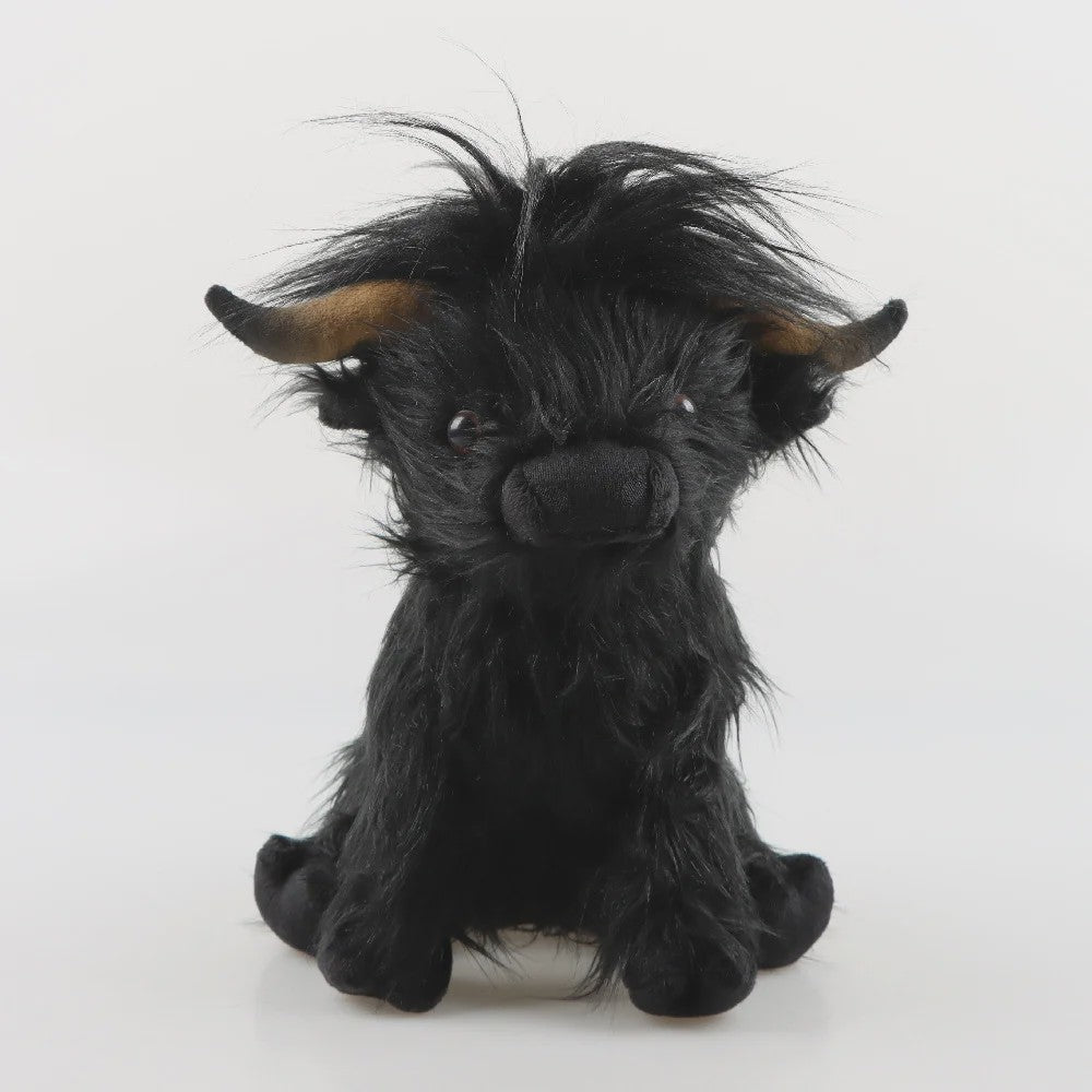 Schattige Highland Cow Pluche Knuffel - 25cm Zacht Speelgoed Koe voor Kinderen & Meisjes