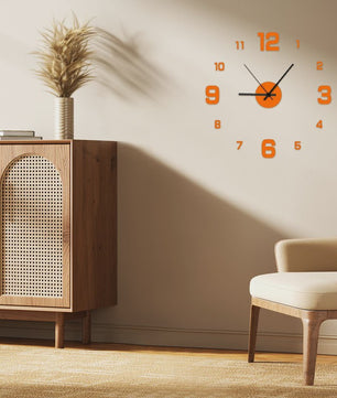 Creatieve Frameless DIY Wandklok - Stille Klok voor Woonkamer & Kantoor Decoratie