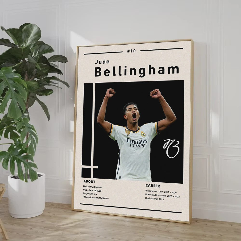 Cristiano Ronaldo Poster - Voetbal Ster Canvas Schilderij voor Jongenskamer