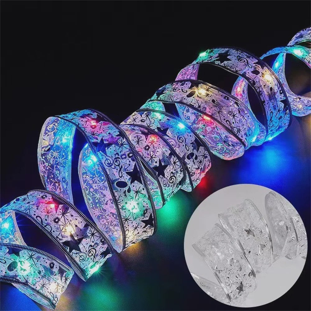 Kerstlint met LED Verlichting - Batterijgevoed - Decoratie voor Kerstboom & Feestdagen