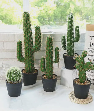 Kunstcactus Plant 38-43CM - Decoratieve Nep Succulent voor Huis, Hotel & Tuin