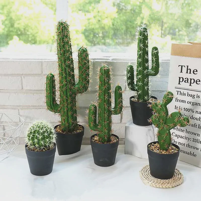 Kunstcactus Plant 38-43CM - Decoratieve Nep Succulent voor Huis, Hotel & Tuin