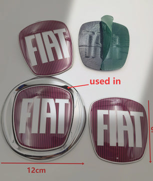 Fiat Embleem / Logo Badge voor Grille, Motorkap, Kofferbak - Diverse Maten