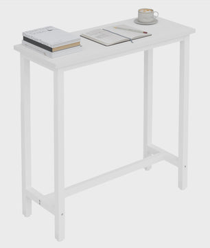WOLTU Bartafel 100x40x100cm - Stijlvolle Bistro Cocktail Eettafel met Vintage Houtlook