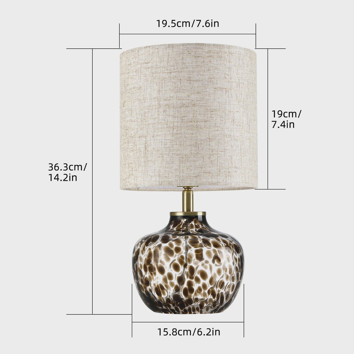 Luxe Tafellamp met Luipaardprint - Sfeervolle Nachtlamp voor Slaapkamer & Bureau