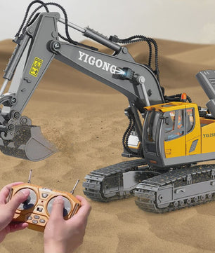 RC Graafmachine 1:20 - 11 Kanaals Afstandsbediening Speelgoed Voertuig met Geluid en Licht