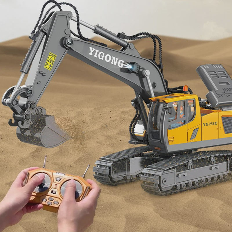 RC Graafmachine 1:20 - 11 Kanaals Afstandsbediening Speelgoed Voertuig met Geluid en Licht