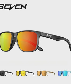 SCVCN Polarized Sportzonnebril - UV400 Bescherming voor Fietsen, Wandelen & Outdoor
