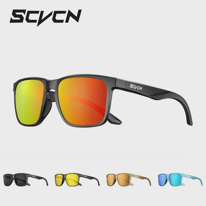 SCVCN Polarized Sportzonnebril - UV400 Bescherming voor Fietsen, Wandelen & Outdoor