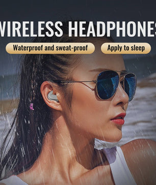 Comfortabele Draadloze Oordopjes voor Slapen & Sport - IPX5 Waterdicht, Hifi Stereo