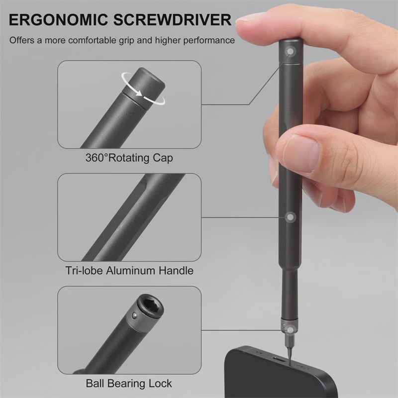 49-delige Precisie Schroevendraaierset - Magnetisch, Compact & Veelzijdig