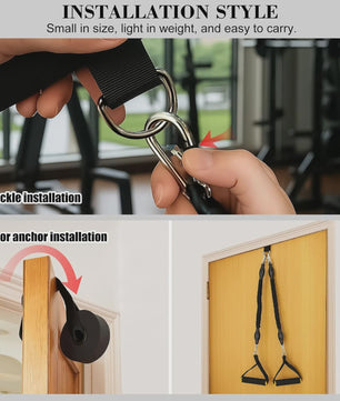 Pedal Resistance Band 50-100 LBS - Krachttraining & Buikspier Trainer