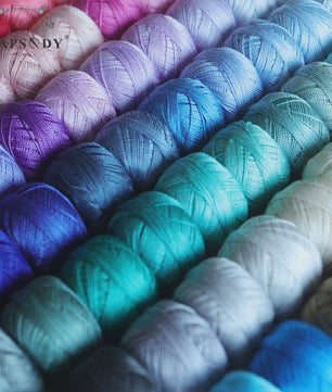 Rhapsody Pearl Cotton Haakgaren Maat 8 - Egyptisch Katoen, Dubbel Gemerceriseerd