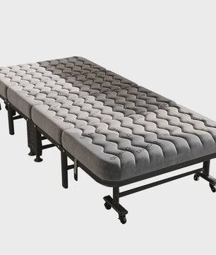 Opvouwbaar Logeerbed met Traagschuim Matras en 360° Wielen - Draagbaar en Comfortabel