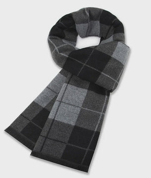 Luxe Wollen Plaid Sjaal voor Heren - Warm & Stijlvol