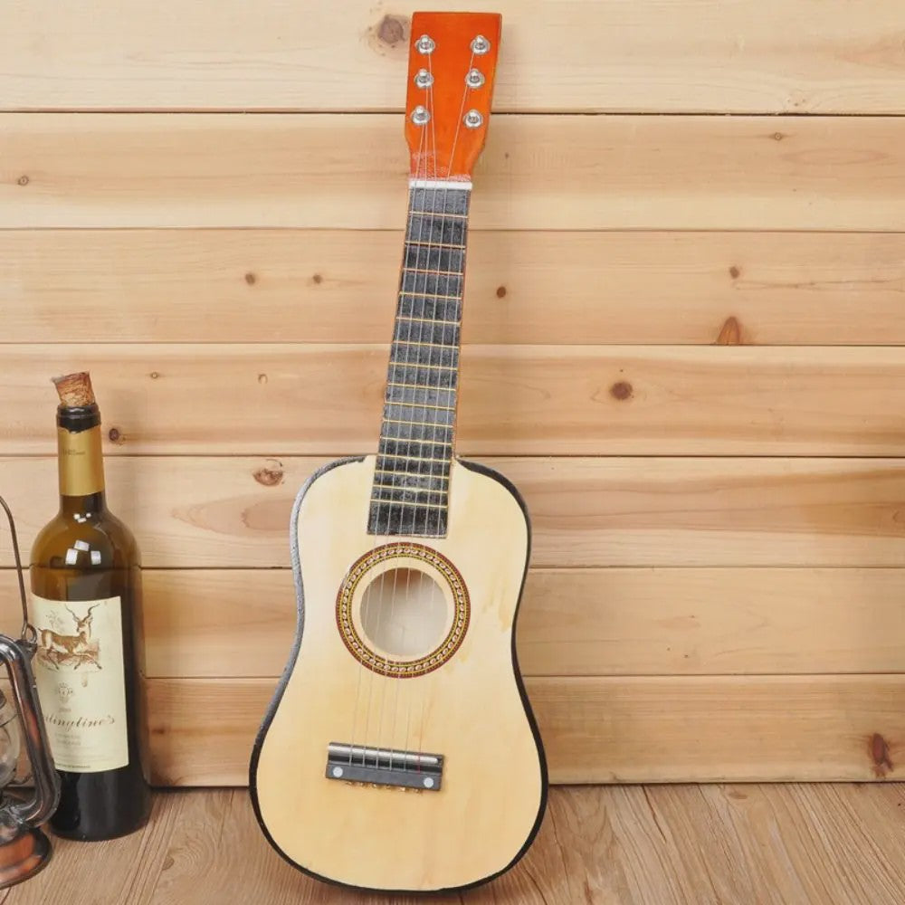 21-Inch Kinderklassieke Gitaar - Massief Hout, Hoge Klankkwaliteit, Kleurrijk Instrument Speelgoed