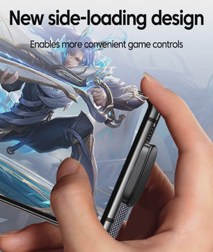 100W USB-C Snellader Kabel met 90° Hoek - PD Data Kabel voor Gaming & Snel Opladen