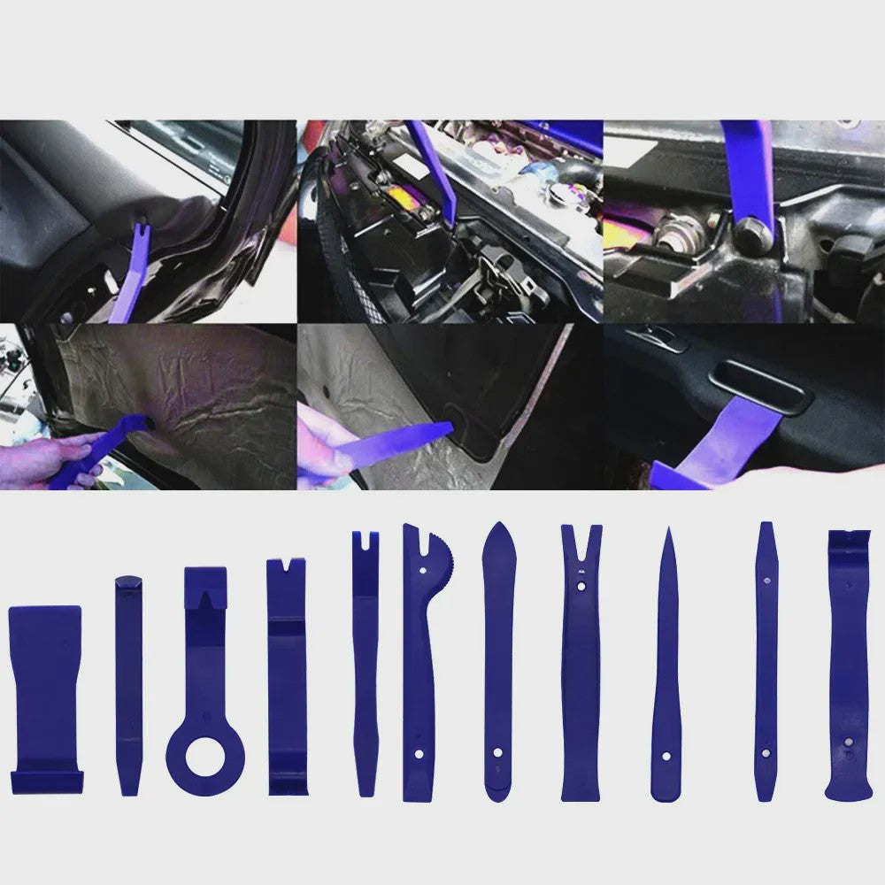 38-delige Auto Interieur Demontage Kit: Kunststof Trim Verwijderaar & Clips Trekker Set