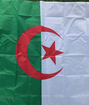 Algerijnse Vlag 90x150cm Polyester - Hoge Kwaliteit