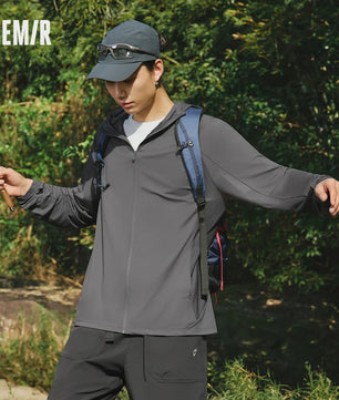 Semir Heren UV Bescherming Jas met Capuchon - Ademend & Comfortabel Zomer Outdoor Jack