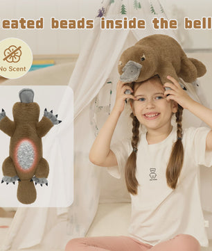 Magnetron Knuffel Vriendje Platvogel XXL - Warmte & Knuffelplezier