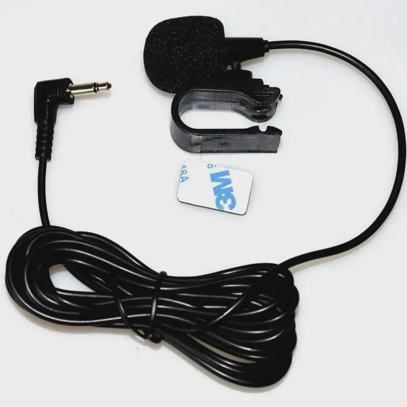 Externe Auto Microfoon met 3.5mm Jack - Clip-on voor Auto DVD Radio & Professionals