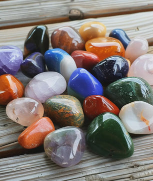 Gepolijste Kristallen en Edelstenen (2-3cm) - Healing, Meditatie & Spiritualiteit
