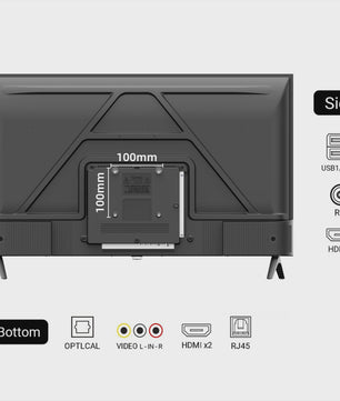 Hikers 32FZ-B Smart HD TV - 32 inch, Android, Dolby Atmos