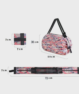 Grote Opvouwbare Shopper Tas - Ideaal voor Reizen en Boodschappen