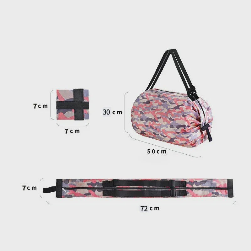 Grote Opvouwbare Shopper Tas - Ideaal voor Reizen en Boodschappen