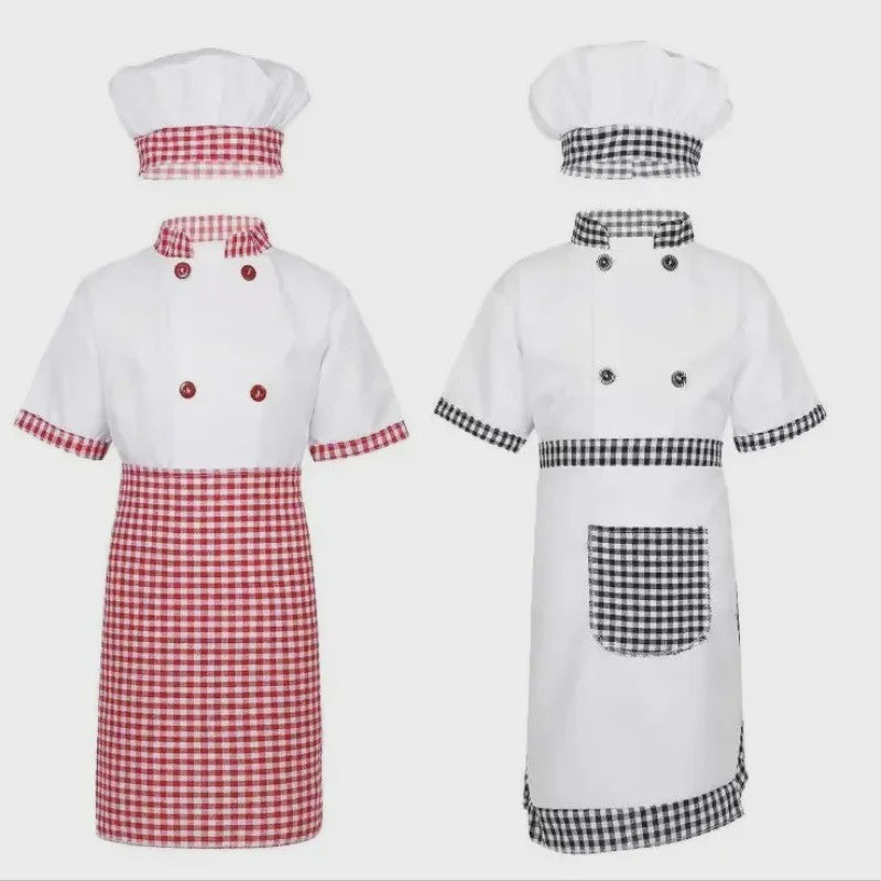Kinder Koksuniform met Hoed - Keuken Koksbuis & Schort voor Feestjes en Cosplay