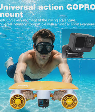 Krachtige Onderwater Scooter met 28lbs Stuwkracht - 50m Diepte & Dubbele Snelheid