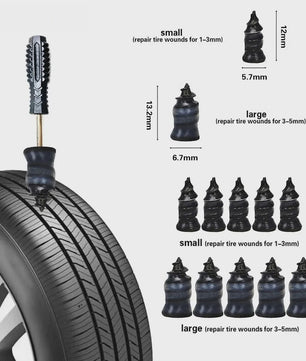 Universele Bandenreparatieset - Noodreparatiegereedschap voor Auto, Motor, Vrachtwagen