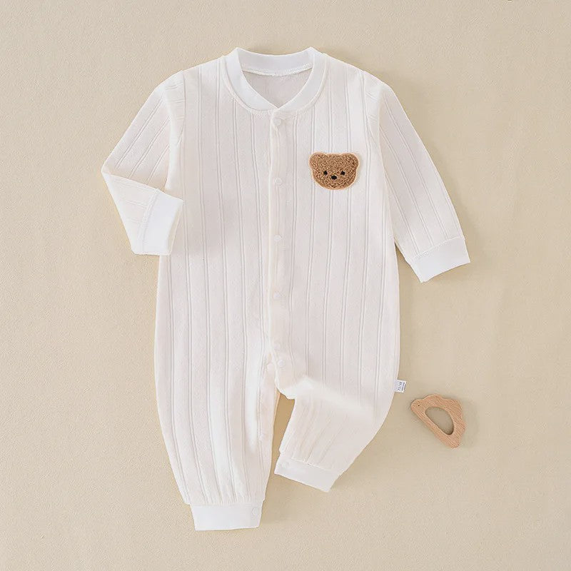 Schattige Baby Romper met Fruitprint en Mutsje - Katoen - 0-6 Maanden