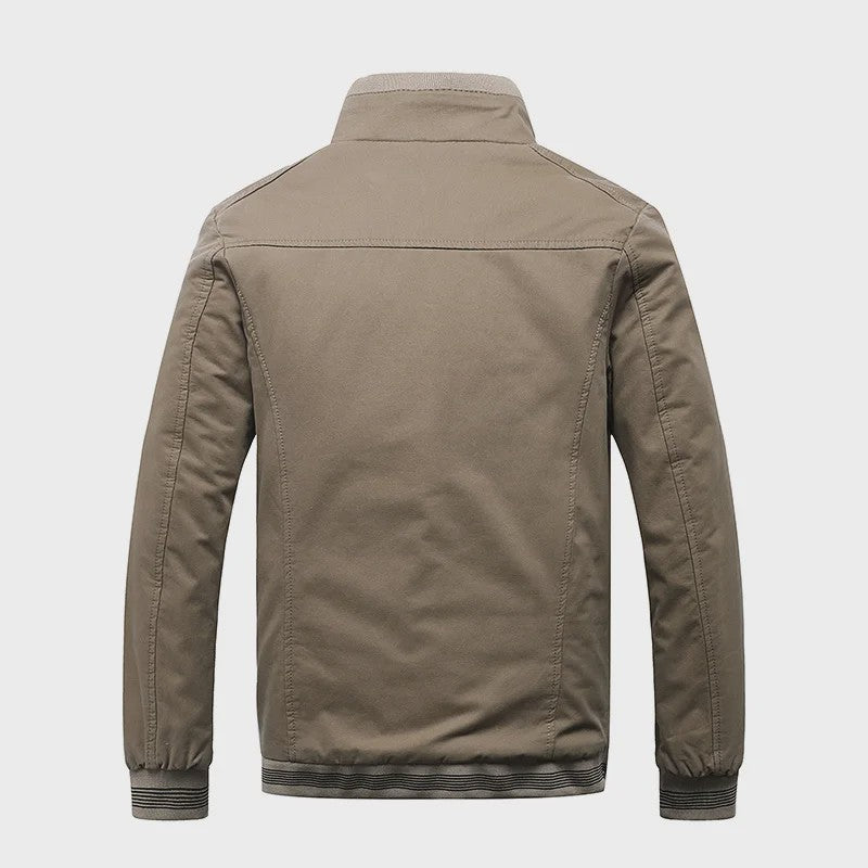 Herfst Winter Heren Jas - 100% Katoen, Warm & Casual Vintage Stijl