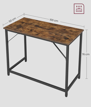 Industriële Bureau / Computertafel 100x50 cm - Stijlvol en Functioneel