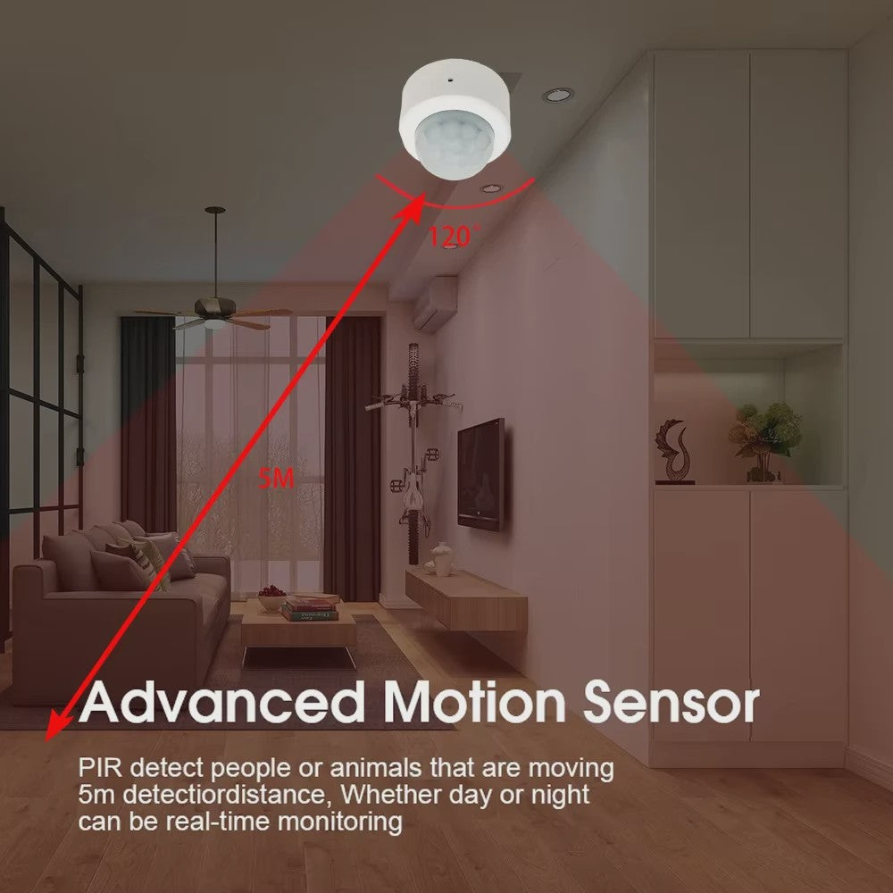 ZigBee PIR Bewegingsmelder - Slimme Home Security met Tuya App
