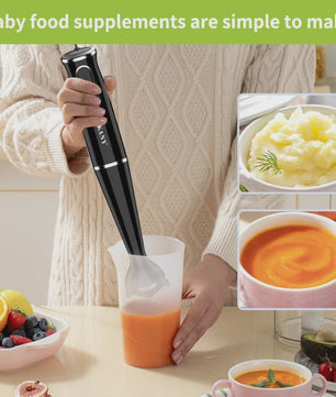 SOKANY SK-1724 Hand Blender: Krachtige Staafmixer met 2 Snelheden & Roestvrijstalen Mes