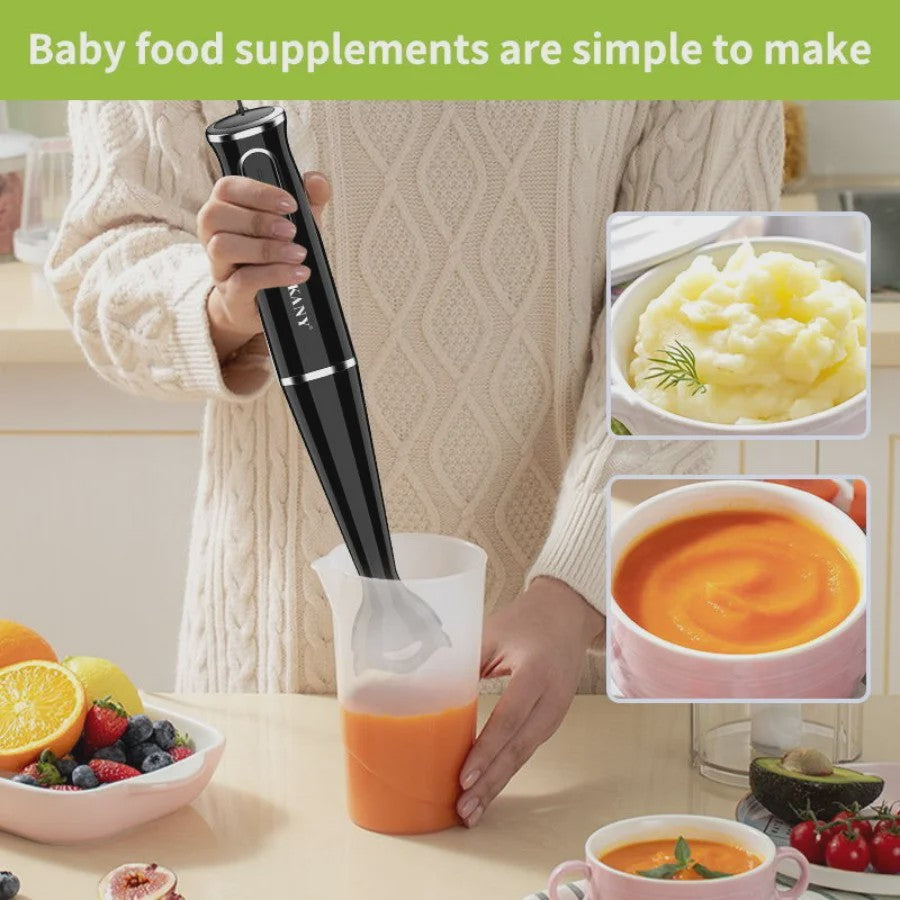 SOKANY SK-1724 Hand Blender: Krachtige Staafmixer met 2 Snelheden & Roestvrijstalen Mes