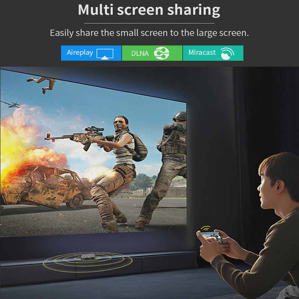 T95 Max Smart TV Box: 8K Ultra HD Streaming met Android 16, 8GB RAM, 128GB Opslag, Dual Band WiFi & Bluetooth 6.0