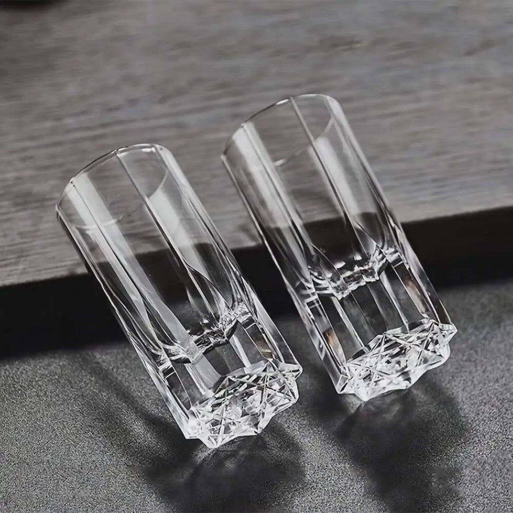 30ml Kristallen Shotglazen Set - Elegante Borrelglazen voor Whiskey, Tequila & Feesten