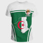 Heren T-shirt met Algerijnse Vlag 3D Graphic - Perfect voor Voetbalfans en Sportieve Gelegenheden